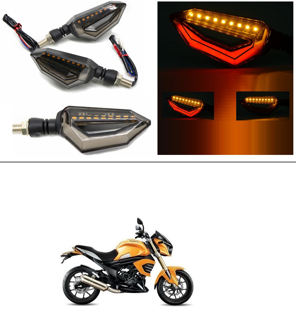 Buy AutoStark Bike Turn Signal Lights Bendable Flashing Indicator