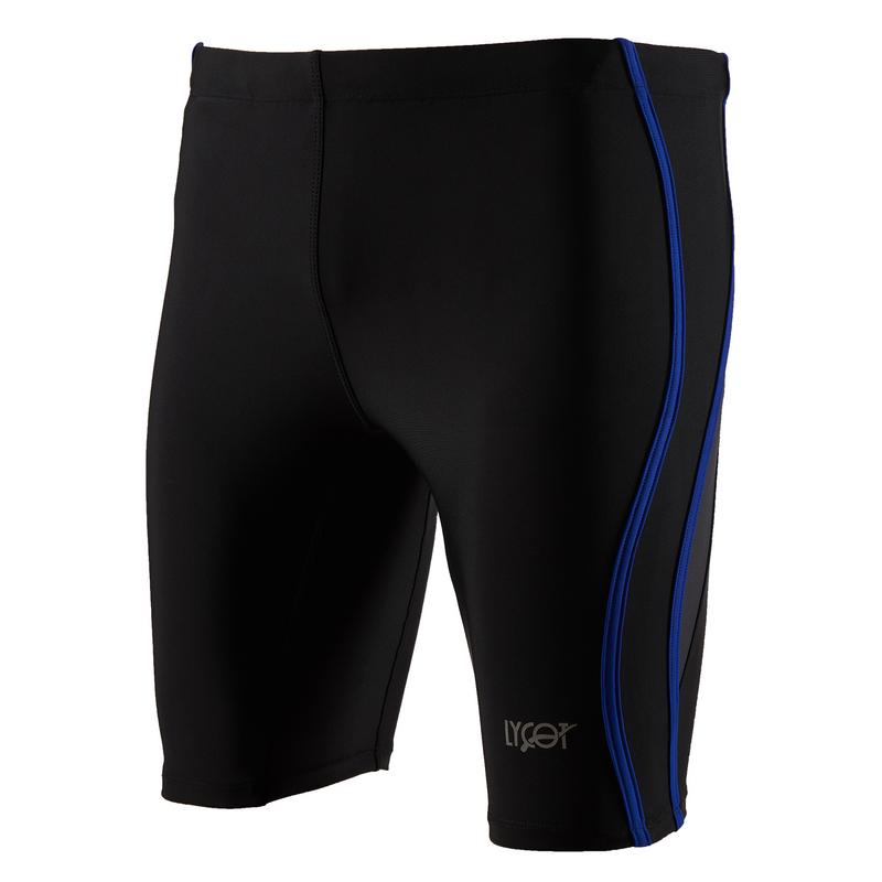 Buy Lycot Men's Lycra Jammer Pattern Swimwear (Size : S ,Color : Black ...