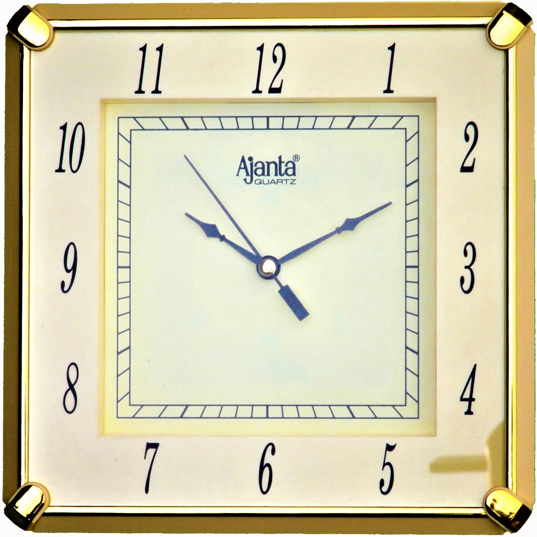 Buy Ajanta Quartz Square Wall Clock 421iv Online ₹495 from ShopClues