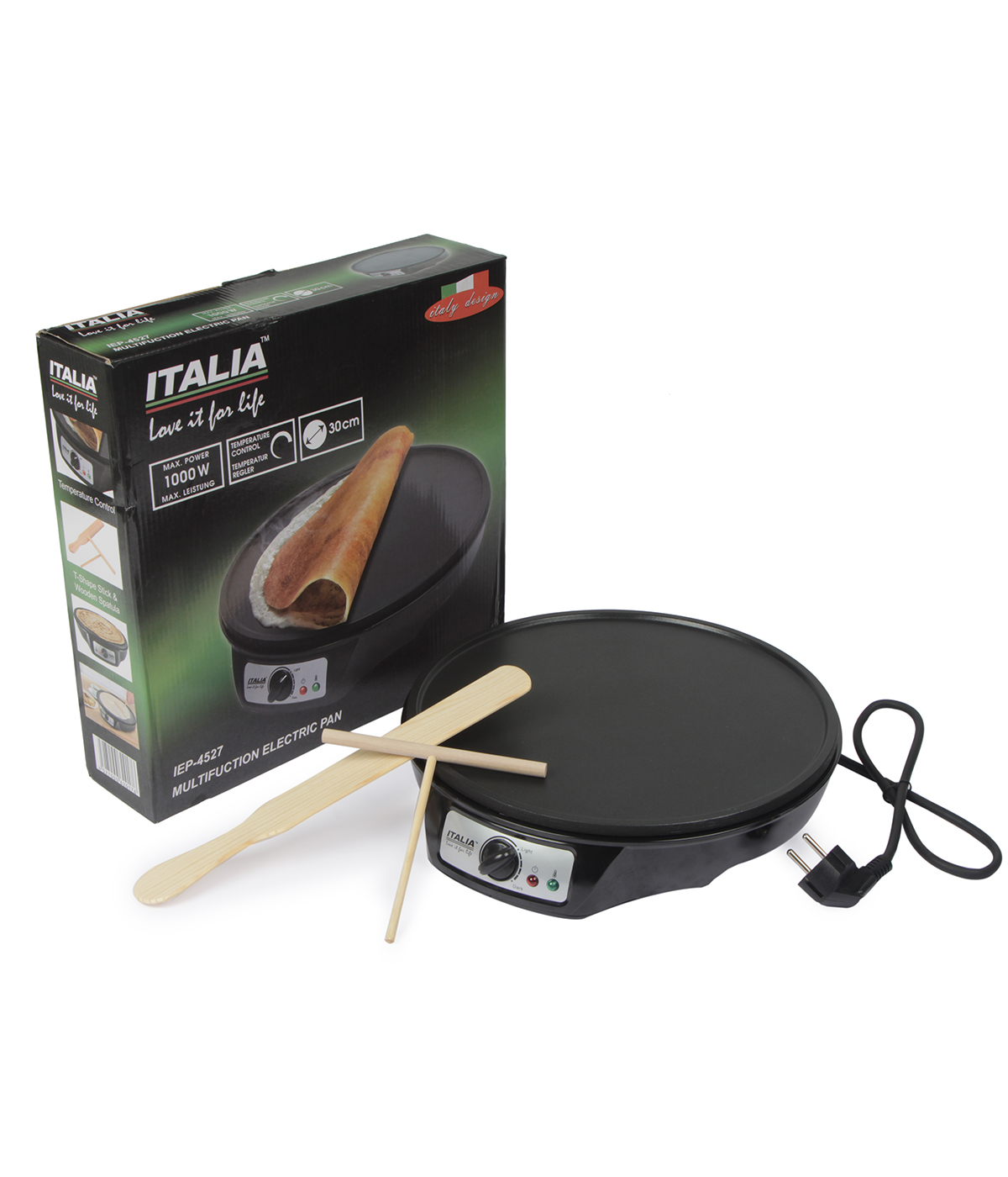 Buy Dosa Maker Multifunction Electric Pan 30 cm 1000 W IEP4527 1 Year