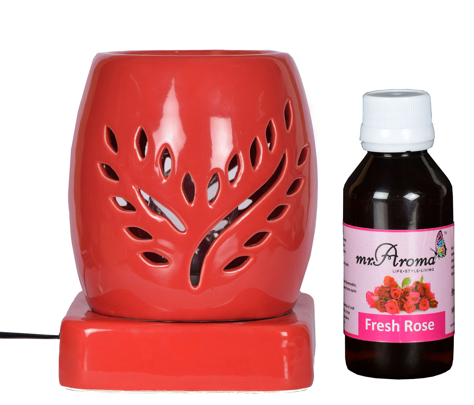 Buy Mr Aroma Oval B Shaped Ceramic Electric Aroma Oil Burner