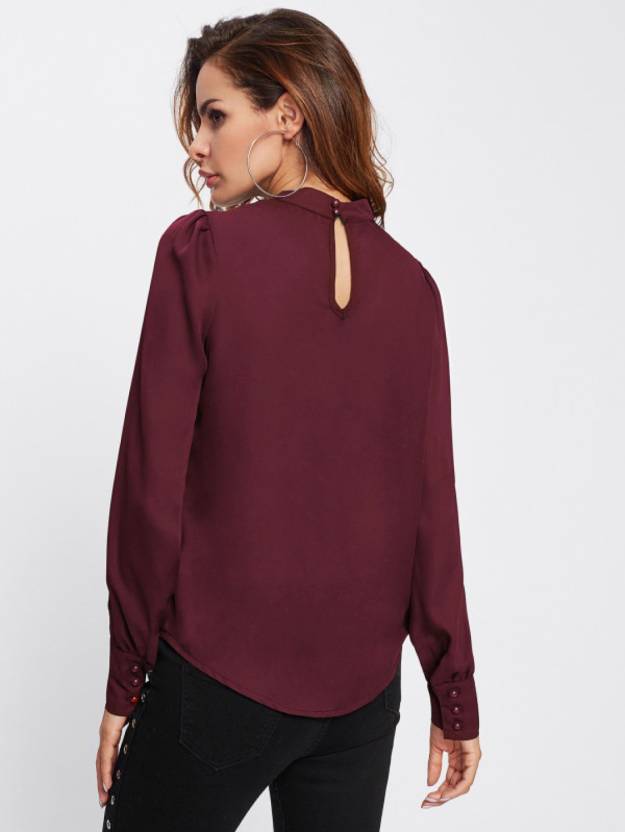 Yellow Full Puff Sleeves Top main image 1