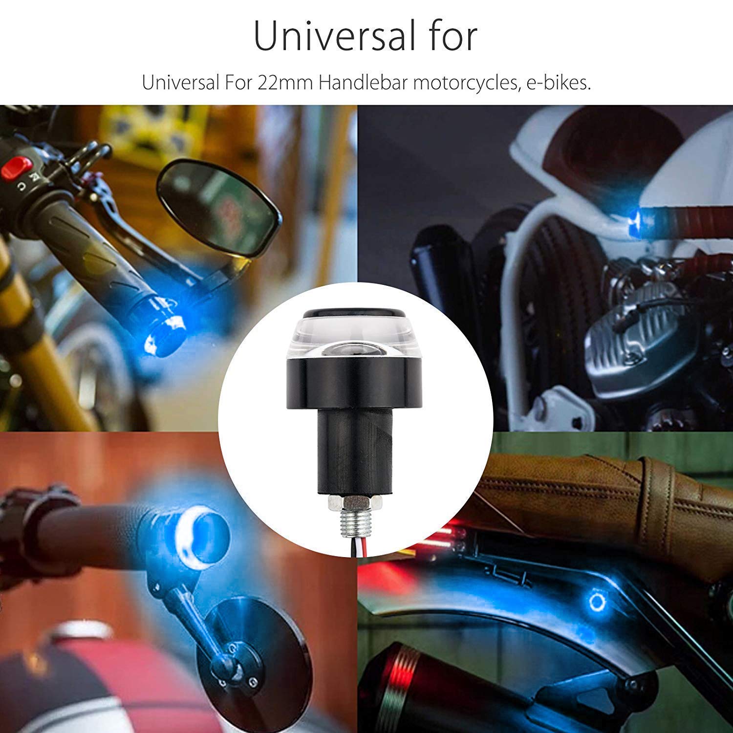 Buy Bike Turn Signal LED Handle Bar Light for Hero Splendor Plus