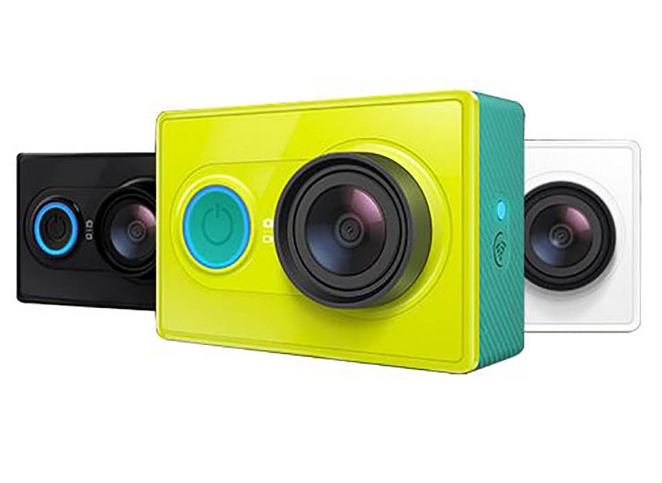 Buy YI Action Camera 1080P Lime Green White Black 16MP Full HD 155 ...