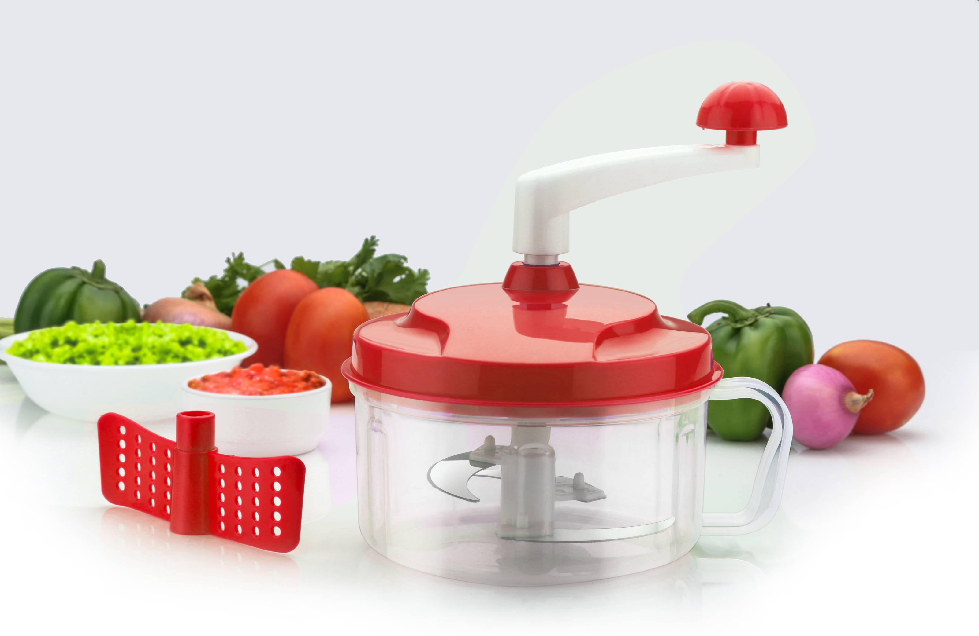 Buy Multi Functional Chop N Churn Food Processor for Vegetable Fruit