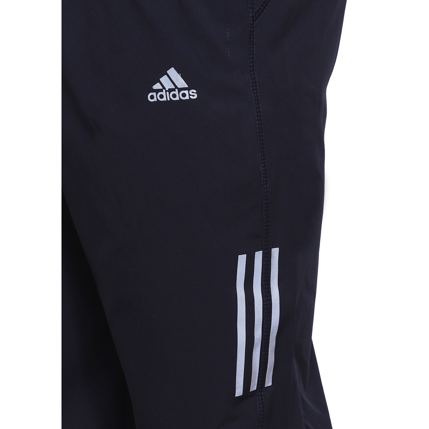 adidas black polyester lycra track pant