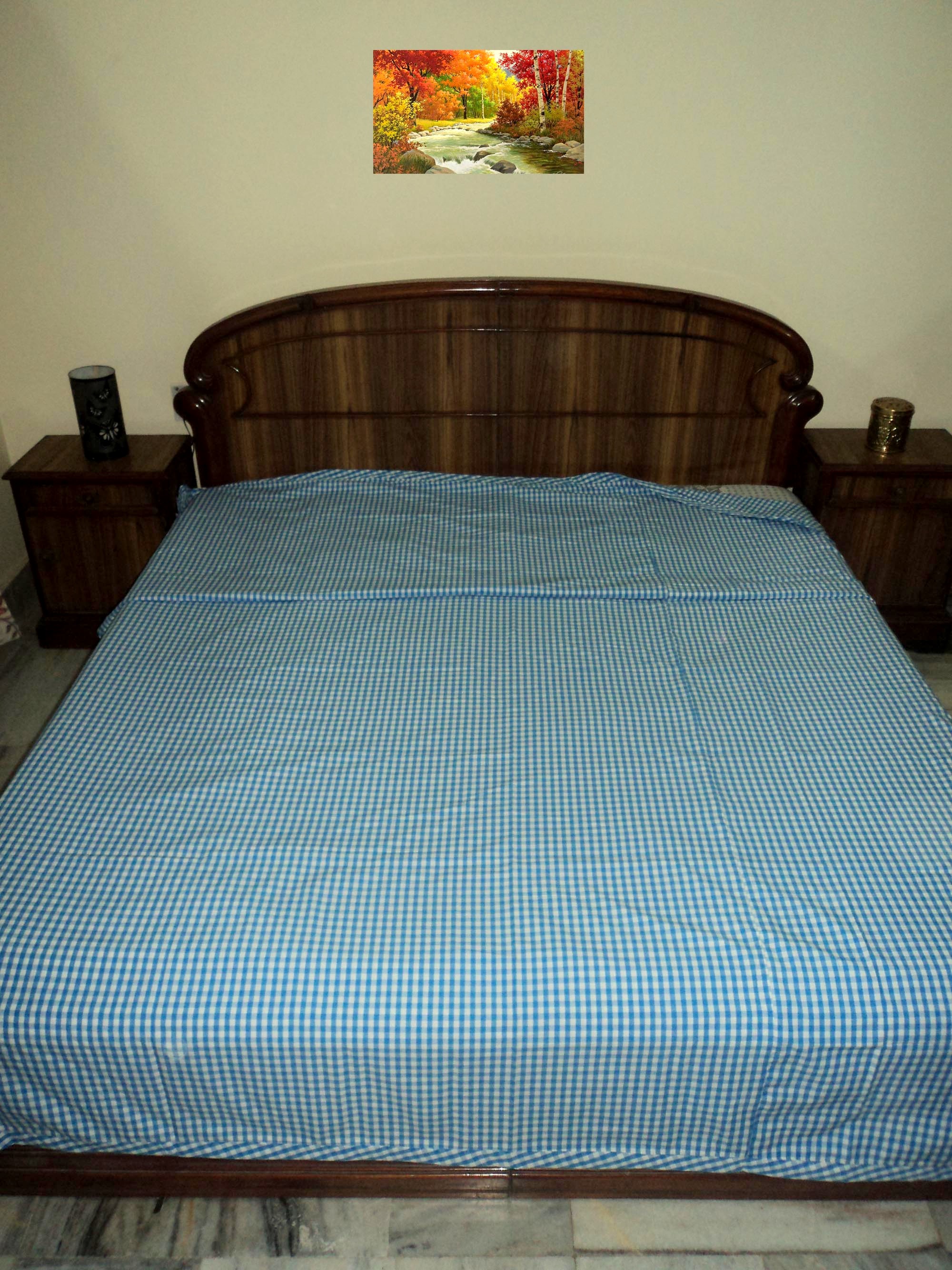 Buy Duvet Cover Double Bed With Button Cotton AC Dohar / Quilt Cover