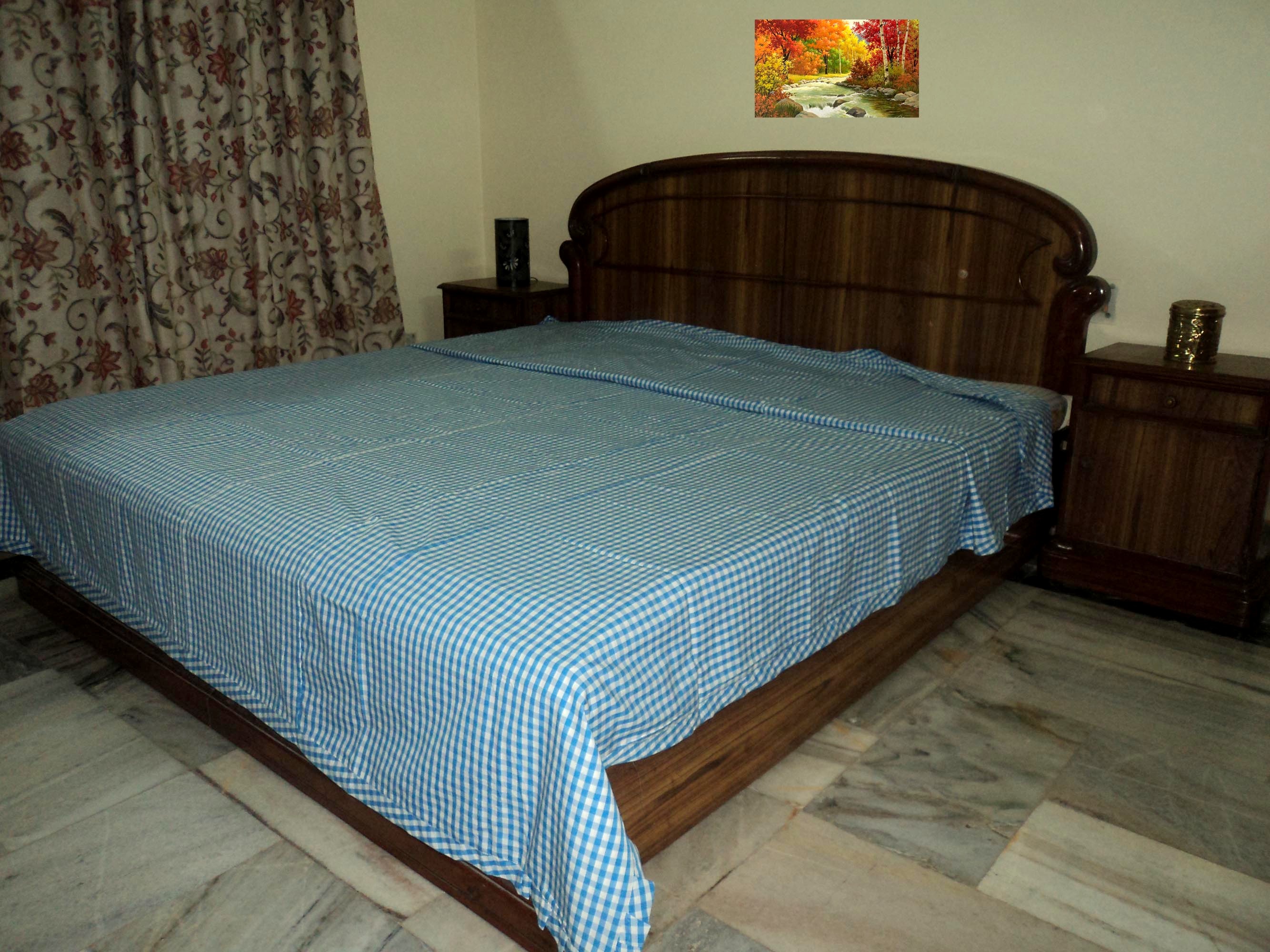 Buy Duvet Cover Double Bed With Button Cotton AC Dohar / Quilt Cover