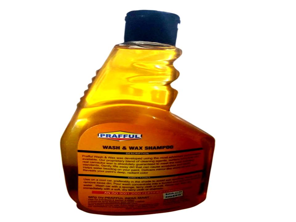 Buy CAR SHAMPOO(WASH AND WAX) 500 ML (INTERNATIONAL QUALITY SHAMPOO
