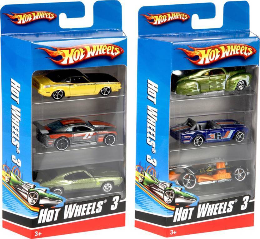 Shribossji Hot wheels Car Set Pack Of 3 best quality cars pack for kids/children Cars Models may vary Multicolor