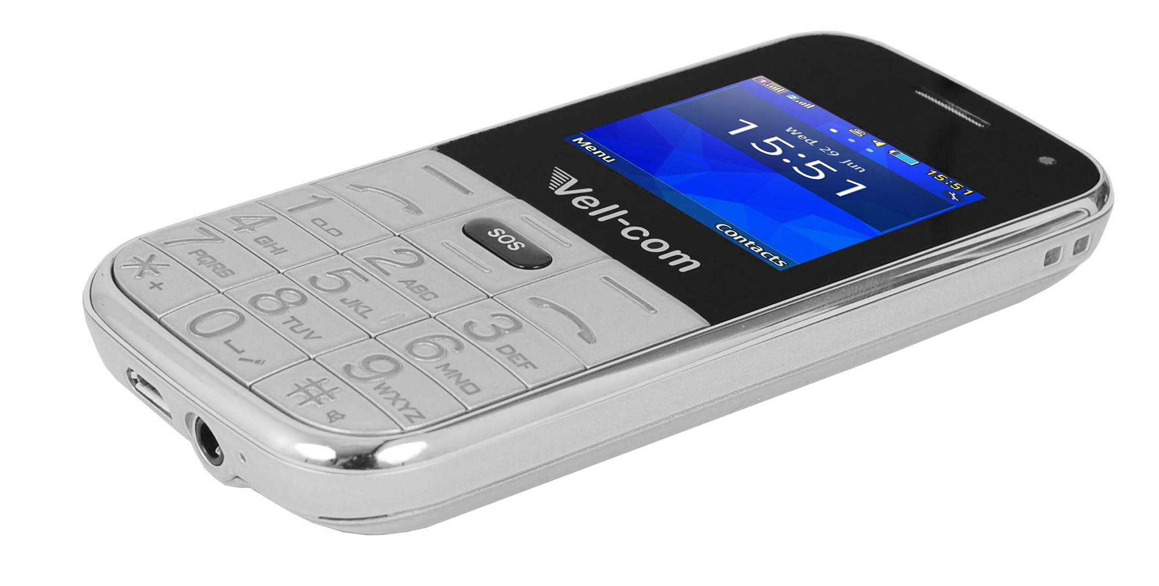 Buy Vellcom Ultra M2 Dual Sim Phone with 2.0-inch Display, SOS Speaker ...