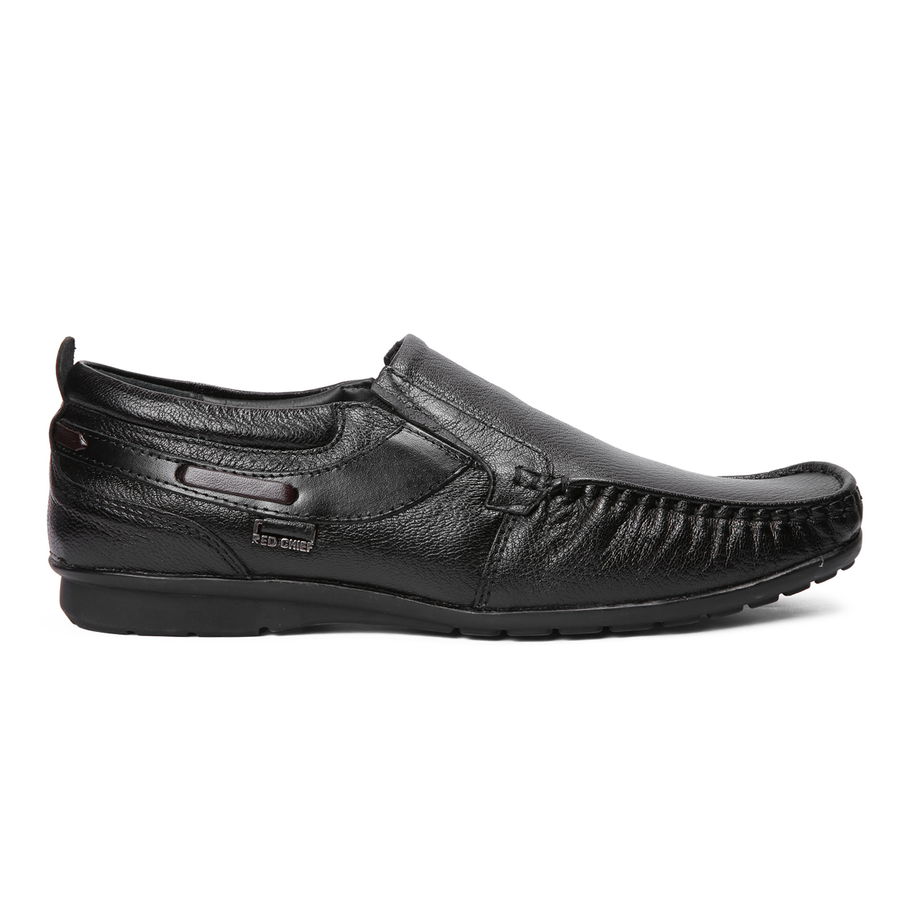 Buy Red Chief Black Leather Slip On Formal Shoe For Men Rc1188 001 Online ₹1196 From Shopclues 0953