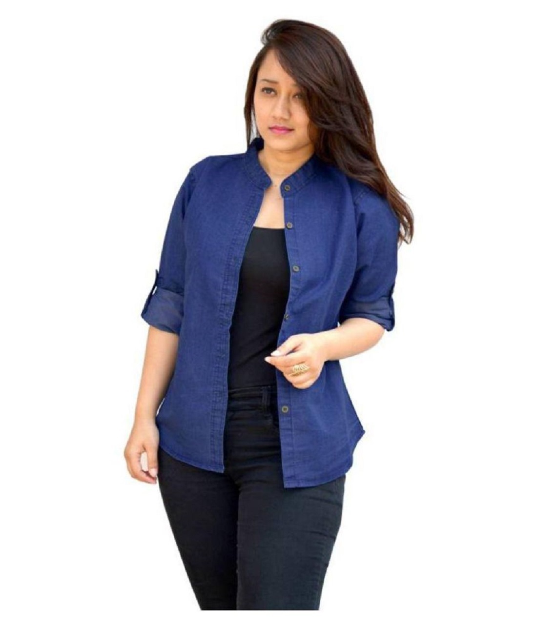 Women's Denim Blue Shirt