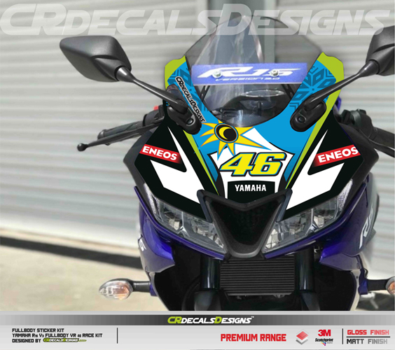 Yamaha R15 V3 Custom Decals Wrap Stickers Venom Kit C - vrogue.co