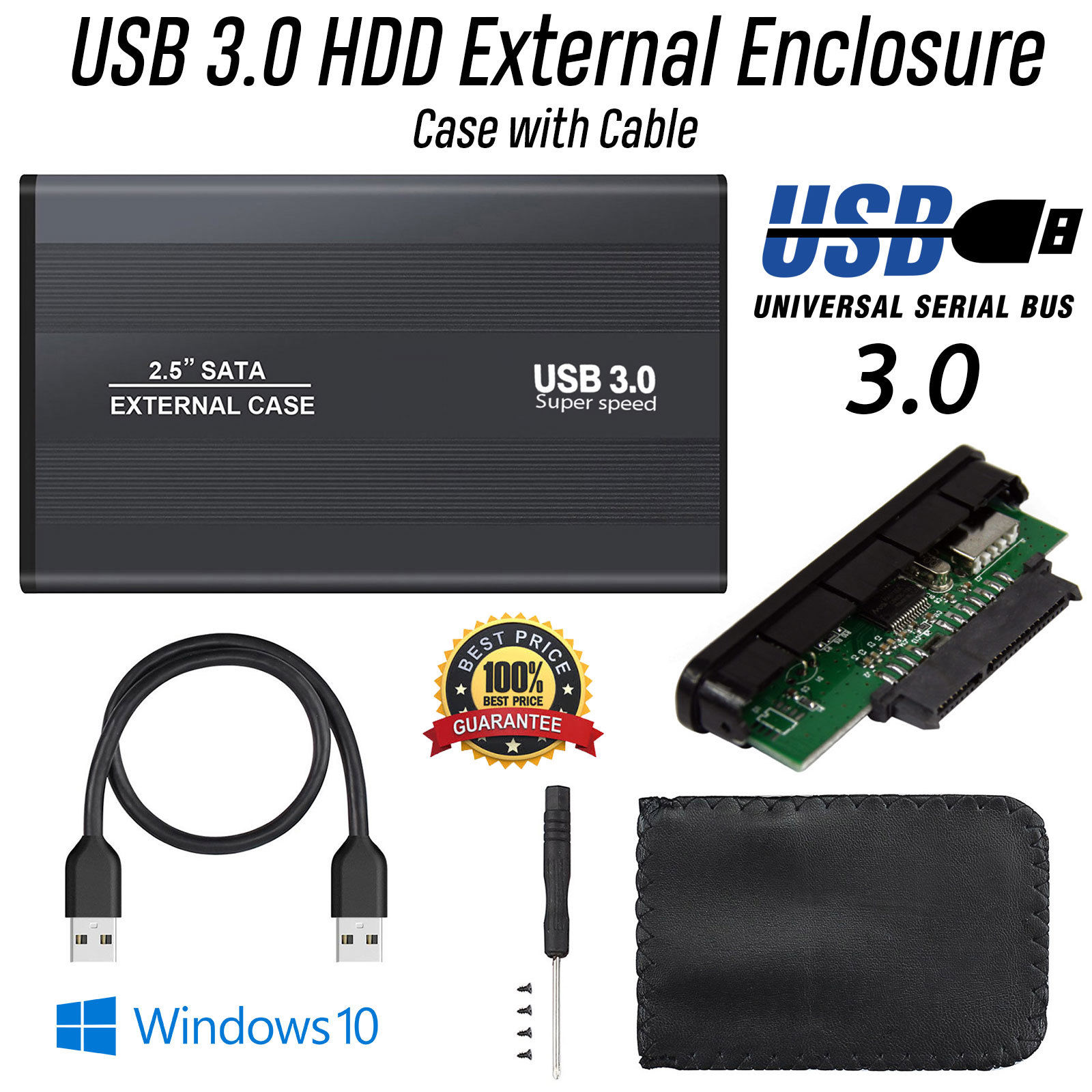 Buy Tech Gear Usb 30 Hard Drive Casing 25 Inch Internal Hdd Enclosure Online ₹599 From Shopclues 0586