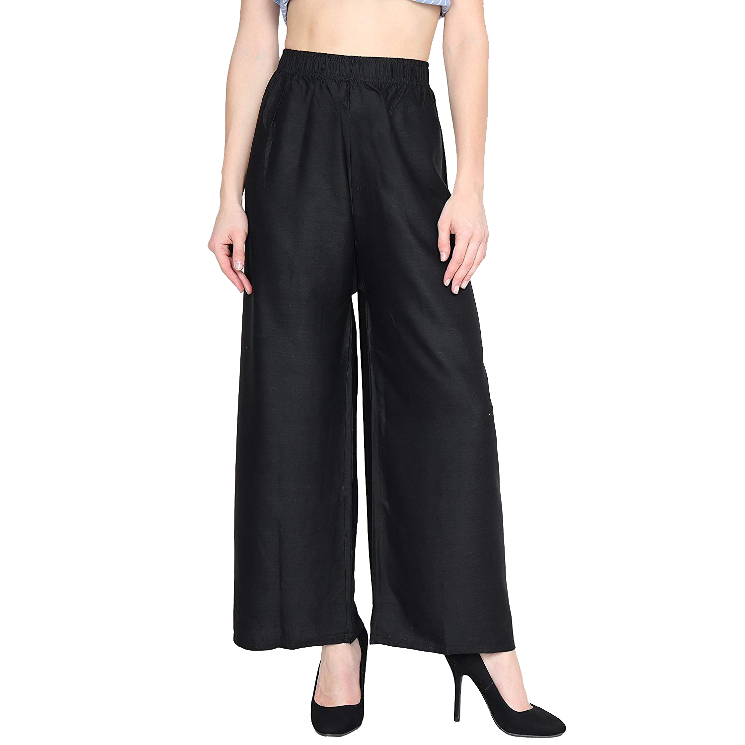 Buy Pixie Casual Rayon Palazzo Pants_Trousers for Women_Girls (Pack of ...