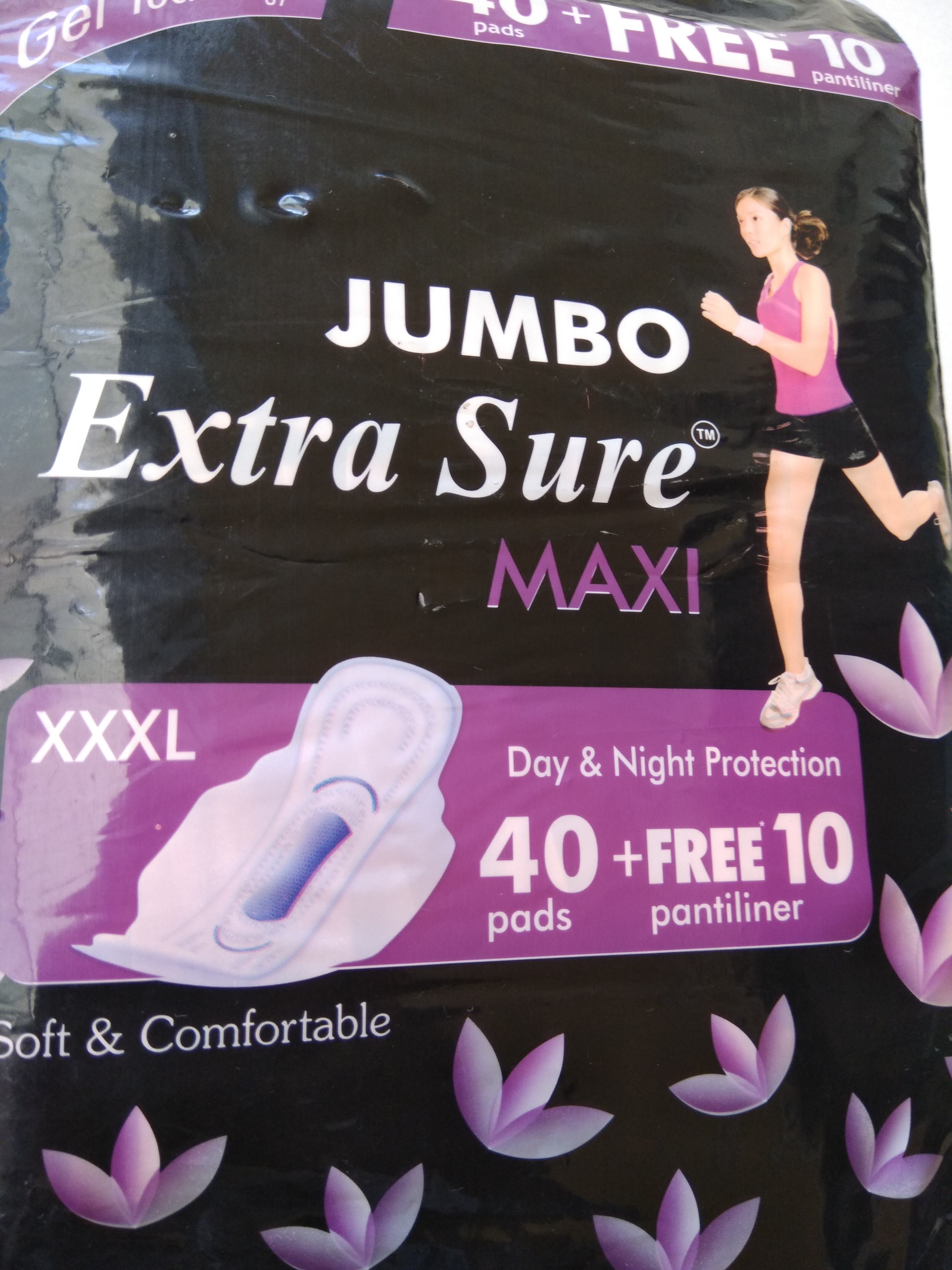 Buy Extra Sure Maxi Sanitary Pad Jumbo XXXL Full Size Pack of 40