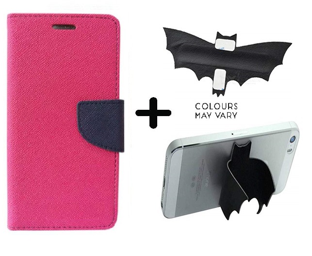 Samsung Galaxy S7 / Cover For Samsung S7 PINK With Batman Design One tocuh silicon stand