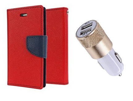 OPPO NEO 7 Cover For RED With Usb Car Charger