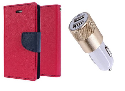 Samsung Galaxy S7 / Cover For Samsung S7 PINK With Usb Car Charger