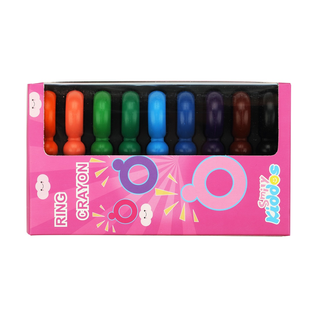 Smily Kiddos 12 Colors Silky Crayon Set main image 1