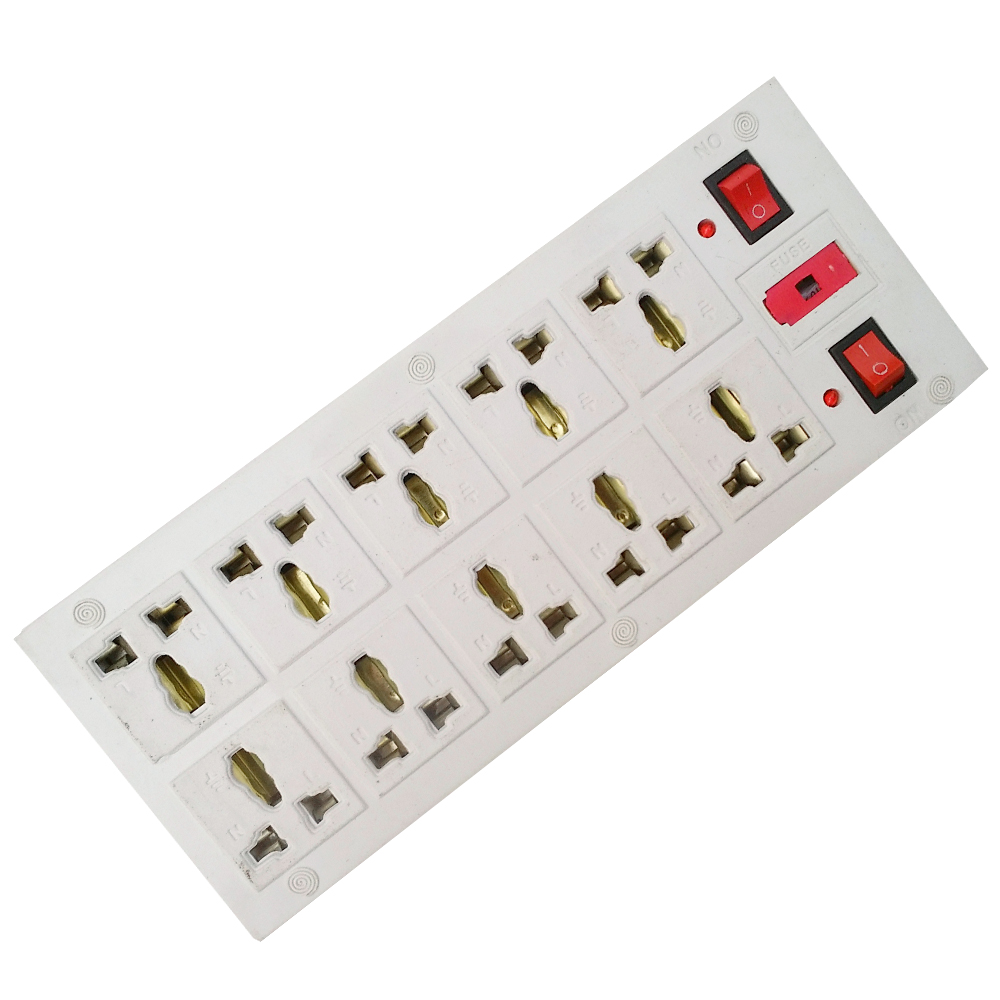 Buy Extension Cord Board 4 yard wire 10 Socket + 2 Switch Multiplug