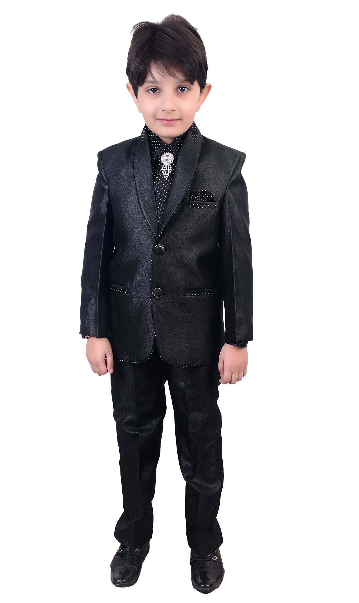 Buy Arshia Fashions Boys Coat Suit with Shirt Pant and Tie set Online ...