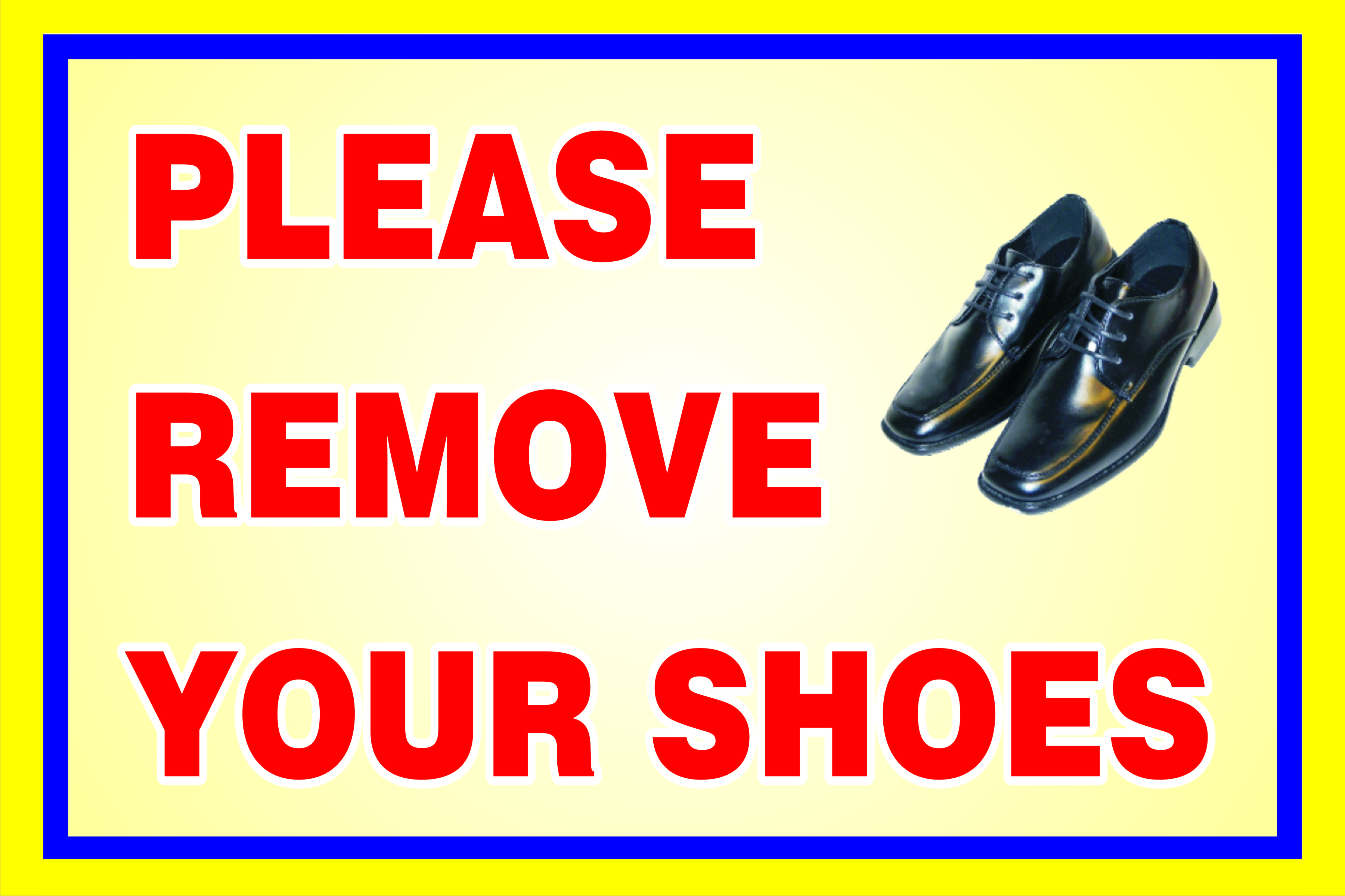 Please Remove Your Shoes 8x10 Printable Sign Welcome - vrogue.co
