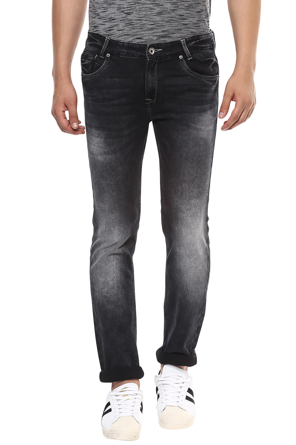 Buy Mufti Black Jeans Online @ ₹1849 from ShopClues