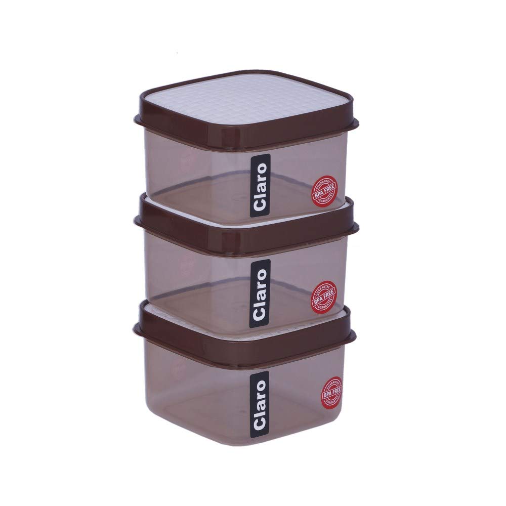 Buy Claro Food Grade Virgin Plastic Storage Container/Box Organizer ...