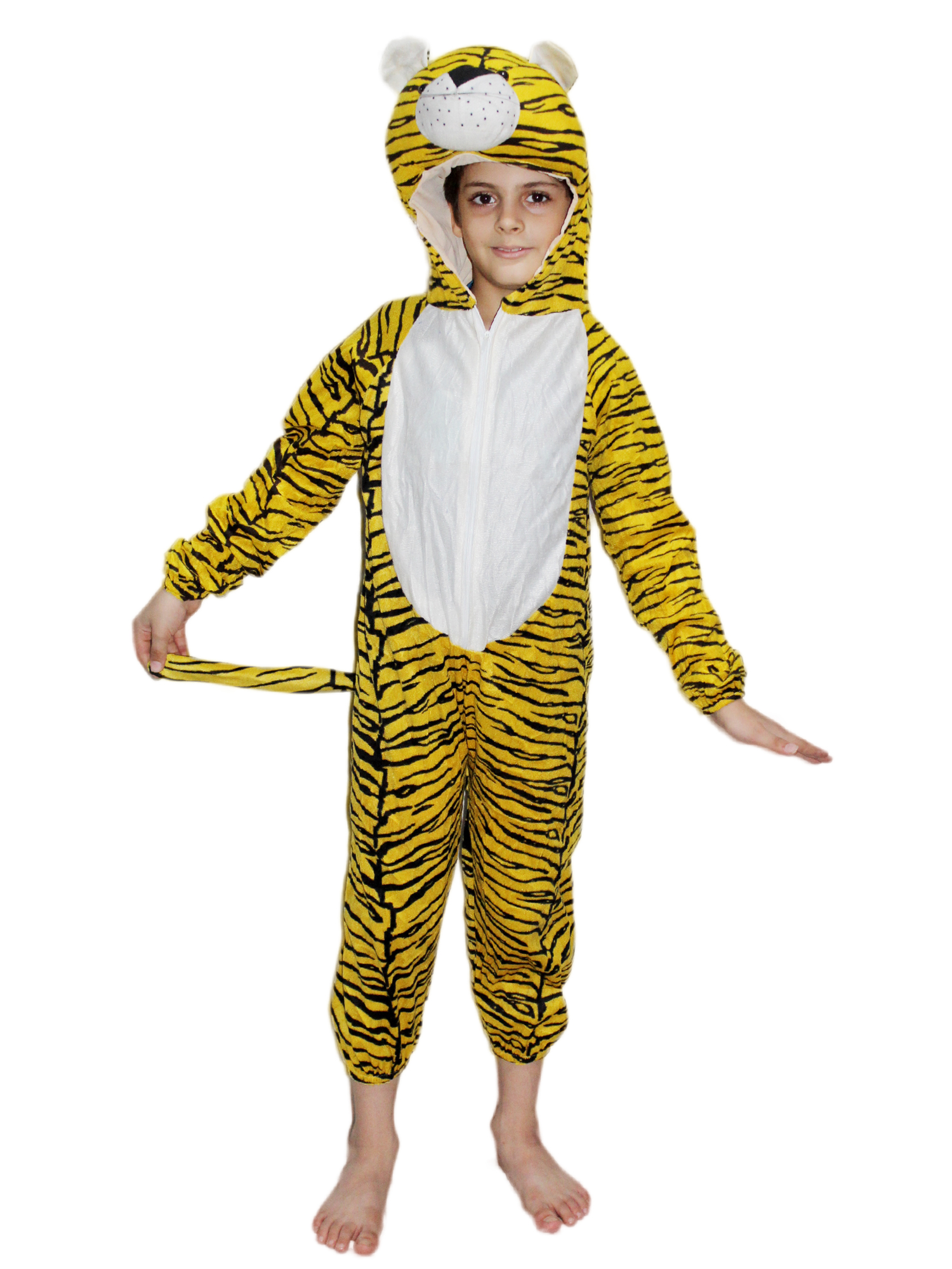 Buy Kaku Fancy Dresses Tiger Wild Animal Costume For Kids Annual