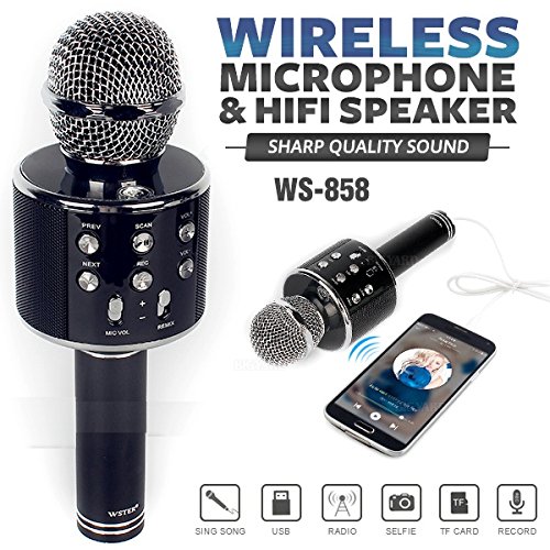 Buy Acrowin Bluetooth Mic Wireless Handheld Singing Machine Condenser Bluetooth Microphones Mic