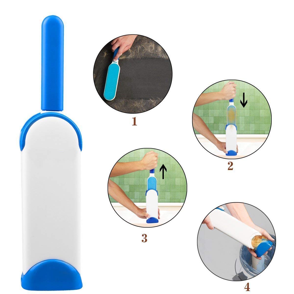 Buy Fur Wizard Pet Fur Lint Remover Hair Clear Clothes Fabric Magic Brush Online ₹699 from