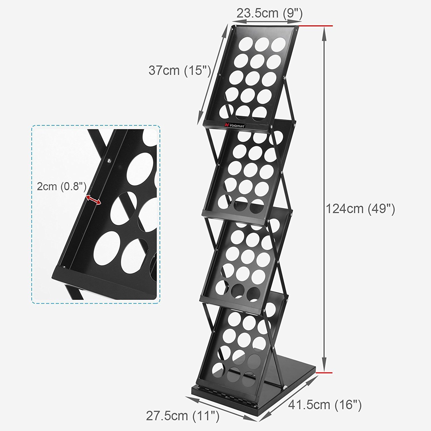 Buy Abha Catalogue Stand A4 Size, Magazine Stand,Portable Brochure