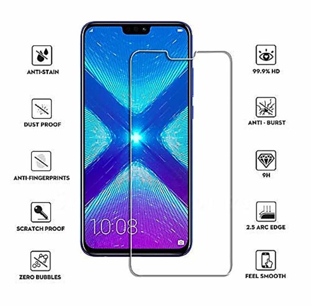 Tempered Glass Flexible Screen Guard For Huawei Honor 8X