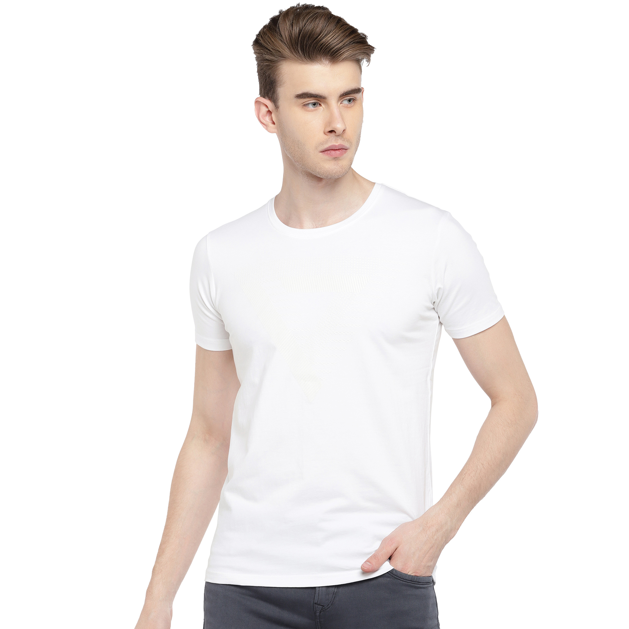 Buy Easies By Killer Men's White Round Neck T-shirts Online @ ₹1499 ...