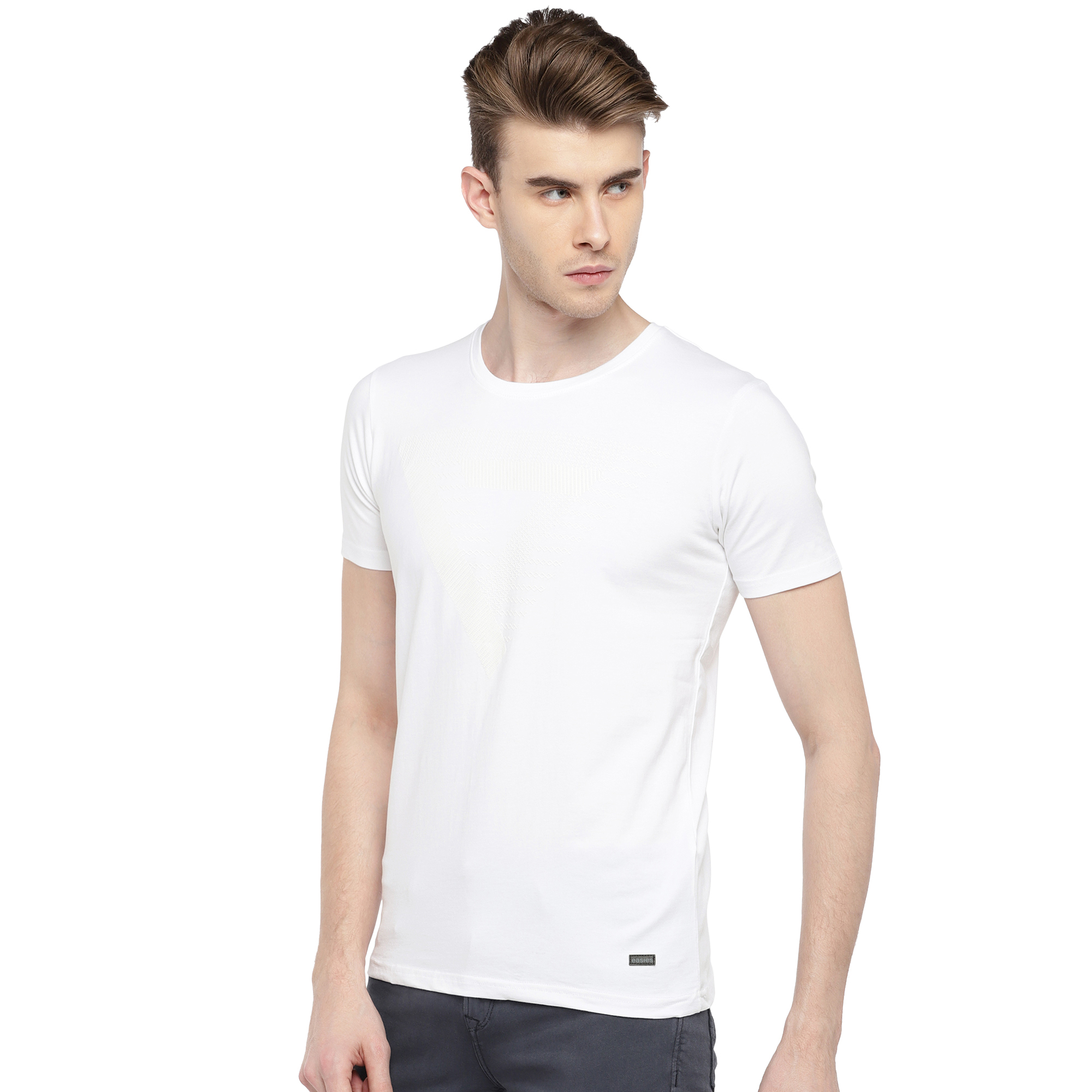 Buy Easies By Killer Men's White Round Neck T-shirts Online @ ₹1499 ...