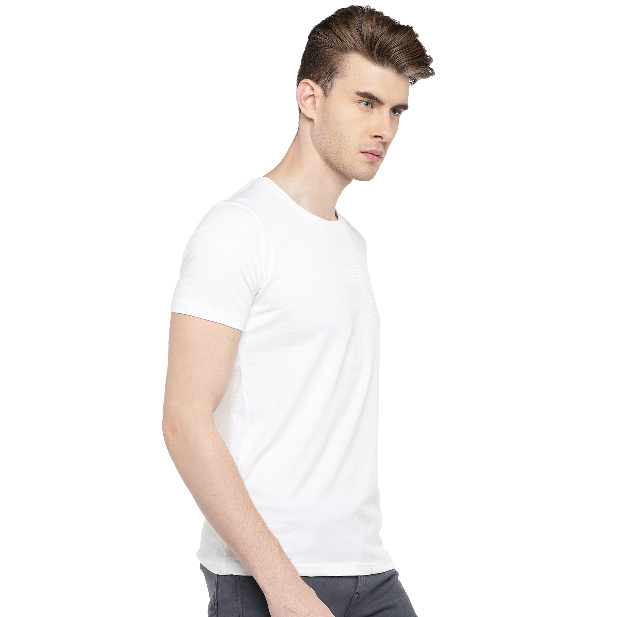 Buy Easies By Killer Men's White Round Neck T-shirts Online @ ₹1499 ...