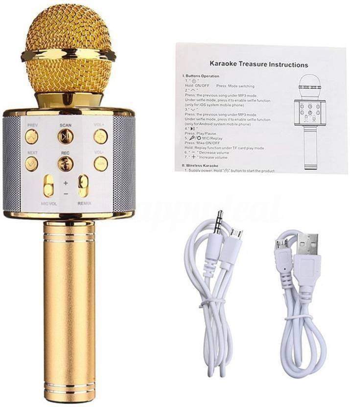 Buy Hy Touch W858 Bluetooth Mic with Speaker for Mobile, Laptop (W858