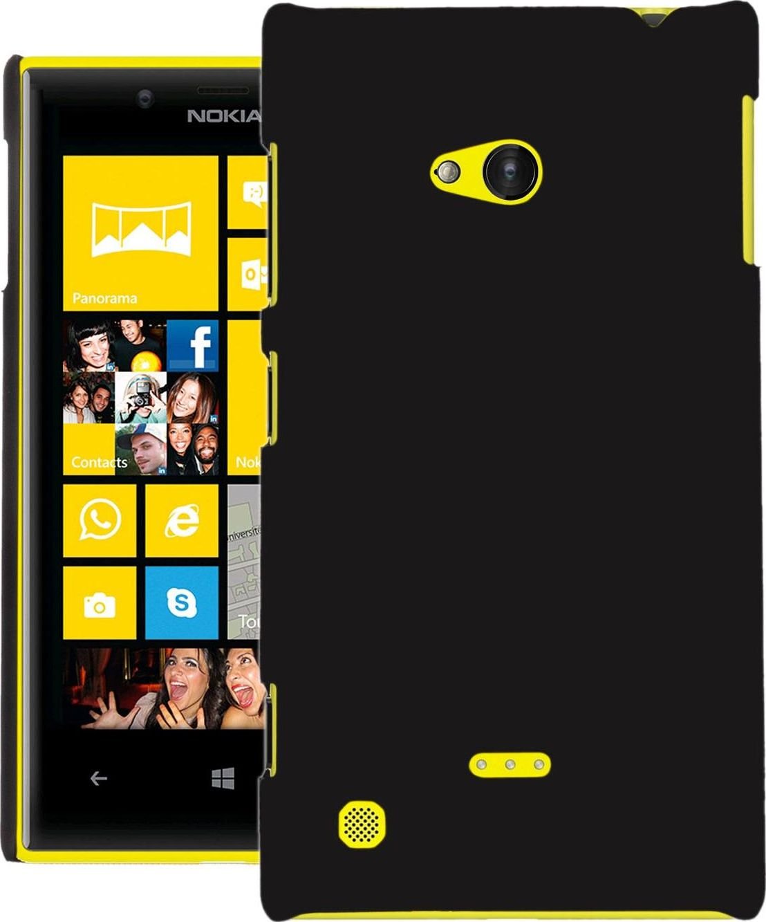 Hard Case Back Case Cover for Nokia Lumia 720 Black