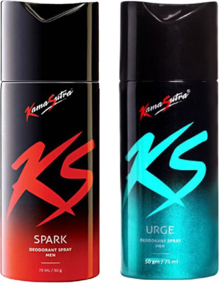 Buy KS Kamasutra Deo Deodorants Body Spray For Men combo of 2 Online ₹1599 from ShopClues