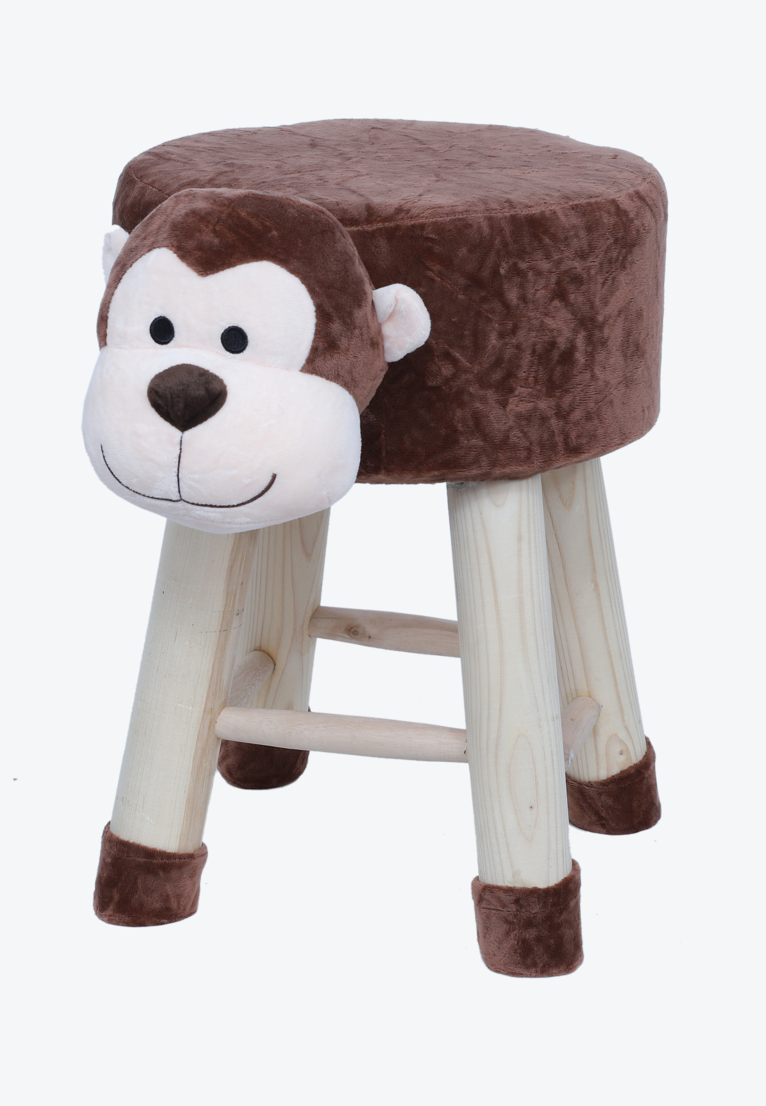 Buy Valtellina Monkey Animal Shaped Ottomanfoot Stool For Kids