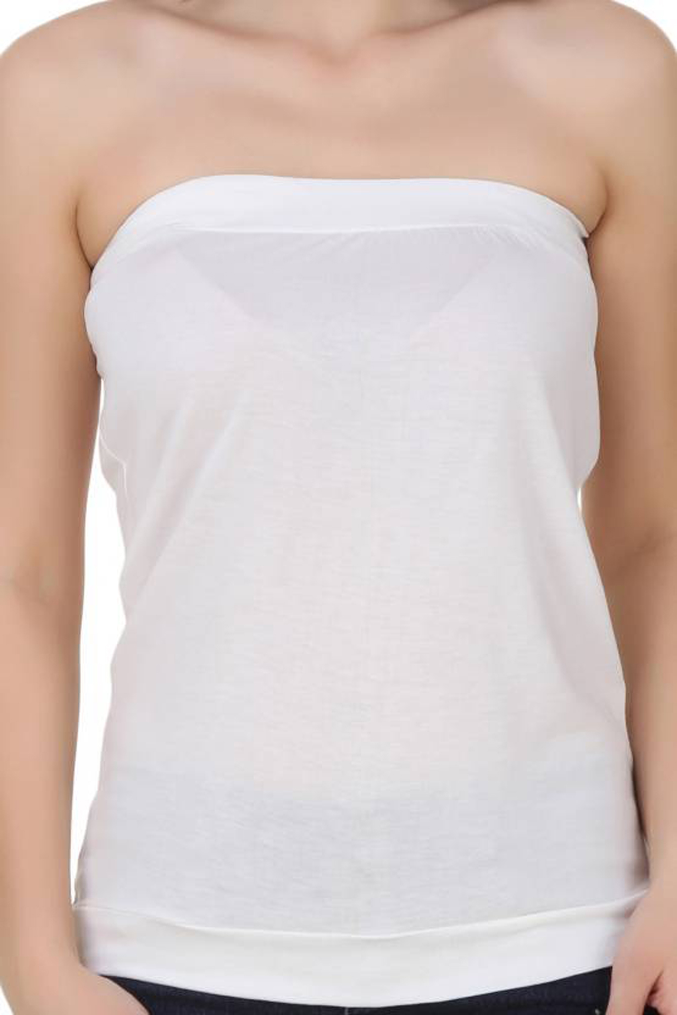 Buy Spero Tops High Quality Fashion Women Seamless White Underwear Tops Slim Strapless Tube Top 