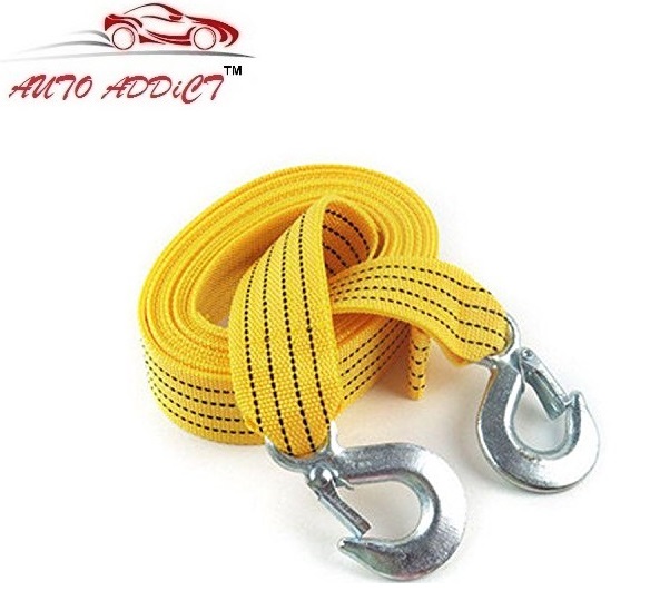 Buy Auto Addict Heavy Duty Car Nylon Towing Rope 3000Kgs Pull Capacity ...