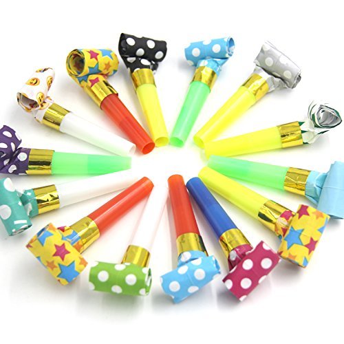 Buy Party Blowouts Whistles Kids Birthday Party Noisemaker-50 Pcs ...