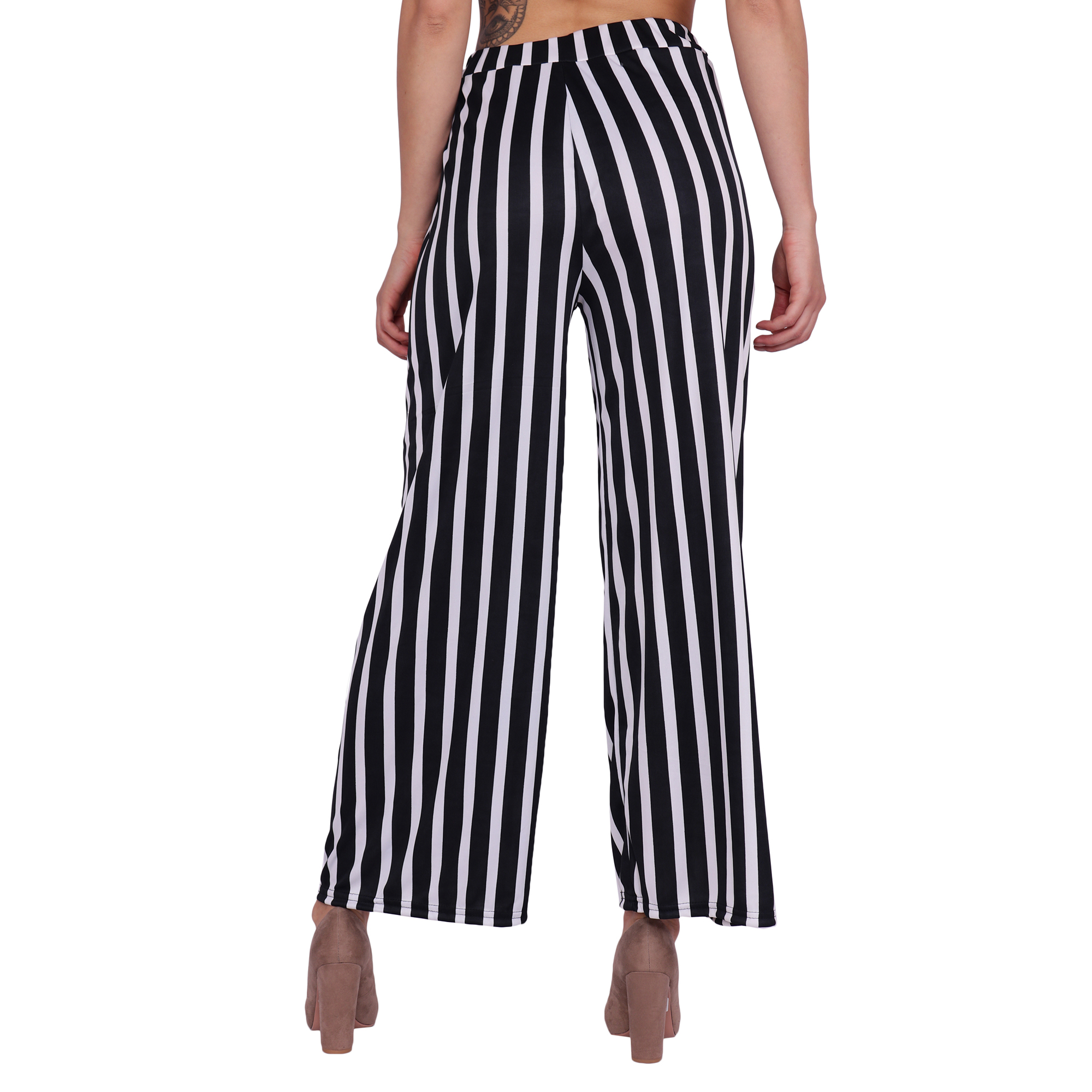 Buy Multicolor Striped Plazo Pants All Time Favourite Online - Get 69% Off