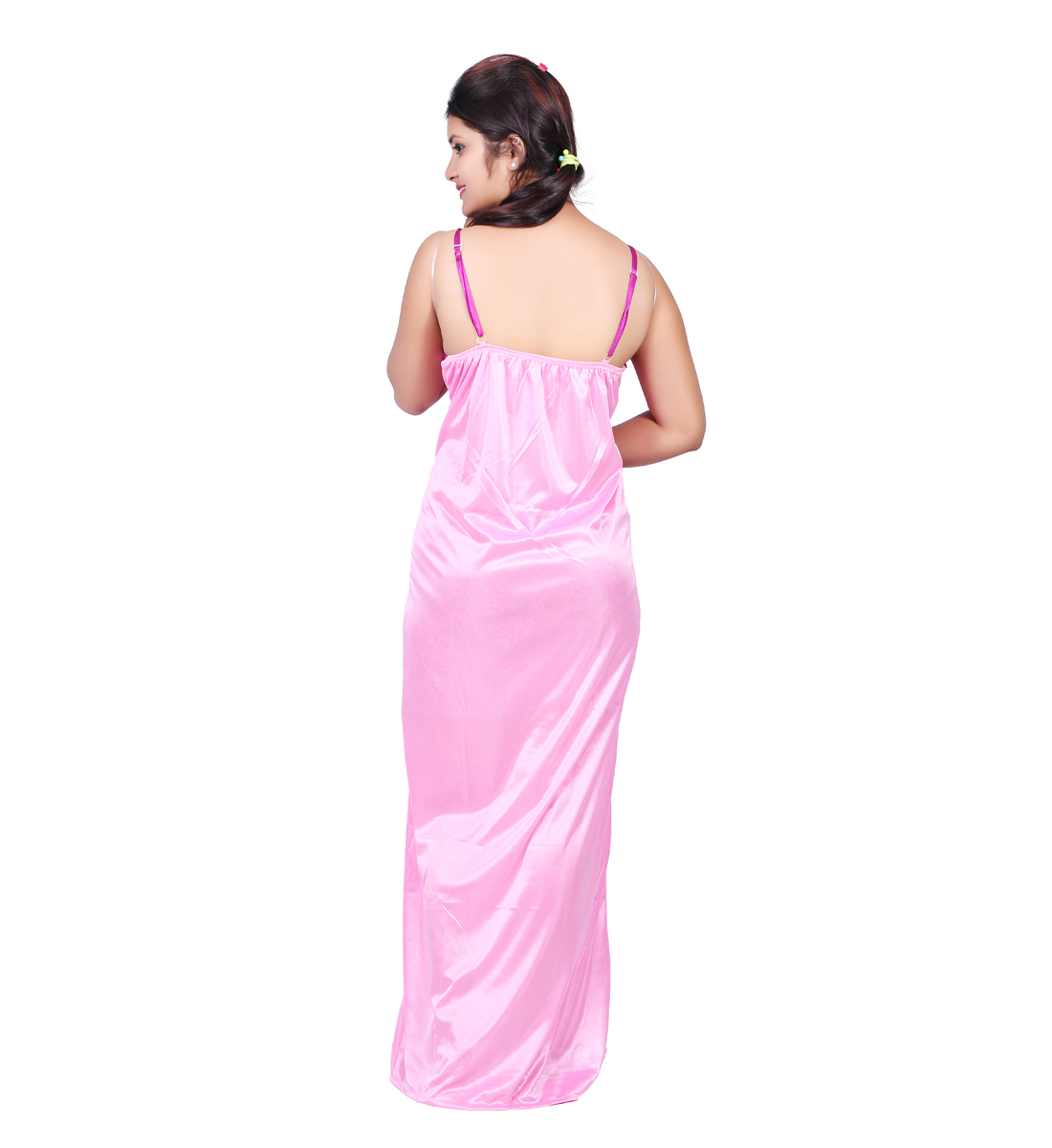 Buy Womens 2pc Satin Nighty With Robe Online ₹999 From Shopclues