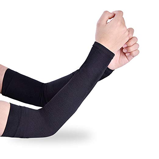 Buy Black Arm Sleeves Gloves,hand sleeves for men) Set Of 2 Pcs Online ...