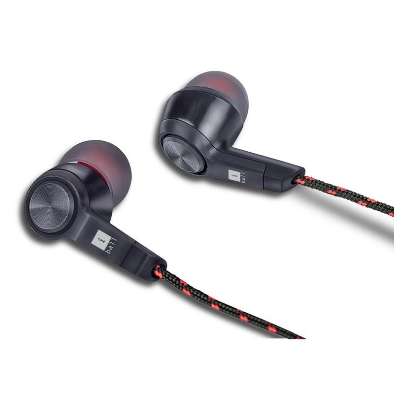 Buy iBall Musifit2 In Ear Wired Earphones With Mic (Black Red) Online