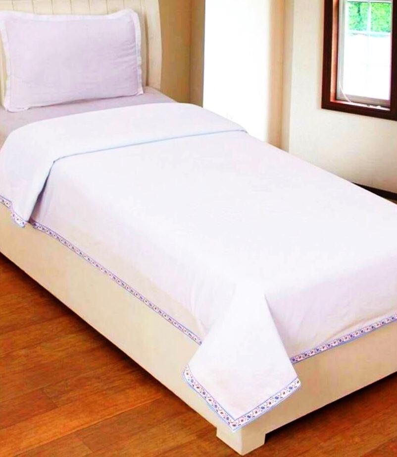 Buy HomeStoreYEP Plain 100 Cotton Single Bed Sheet/Top Sheet/AC Sheet
